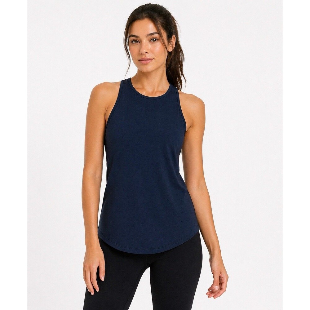 Lululemon Final Lap Tank Luxtreme Midnight Blue Racerback SIze 8 W1AHZS